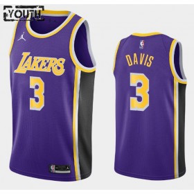 Dres Los Angeles Lakers Anthony Davis 3 2020-21 Jordan Brand Statement Edition Swingman - Dječji